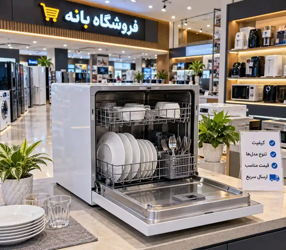 قیمت ماشین ظرفشویی رومیزی